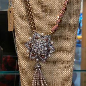 Starburst floral necklace